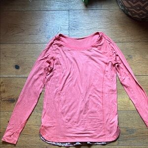 lululemon athletica Coral Long Sleeve Top